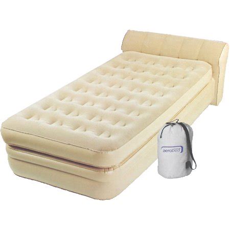 Most air mattresses come with a pump (either attached or separate), but sometimes you'll need to purchase one separately. The Original Aerobed Raised Headboard Twin Air Bed with ...