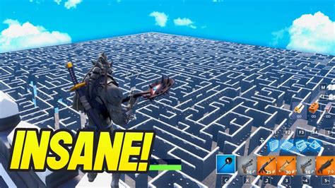 Fortnite Worlds Largest Maze Fortnite Creative Showcase Youtube