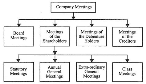 Company Meetings Statutory Annual General Meeting Extraordinary