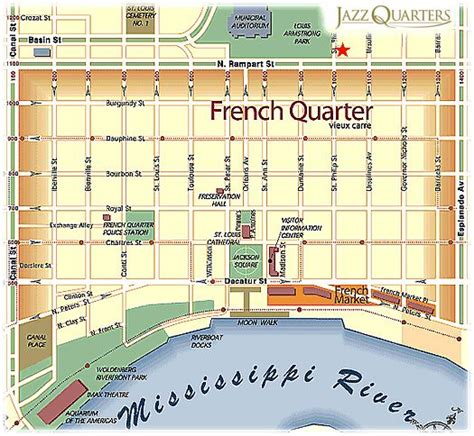 New Orleans Hotel Map French Quarter Maps Catalog Online