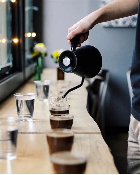 Even though it may seem like a small part of your profile, coming up with the perfect instagram bio for business can be challenging. Cupping time using the sleek Fellow Stagg Kettle great ...