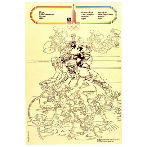 The cycling competitions of the 2020 summer olympics in tokyo will feature 22 events in five disciplines. Original Vintage Poster Summer Olympic Games Moscow 1980 ...
