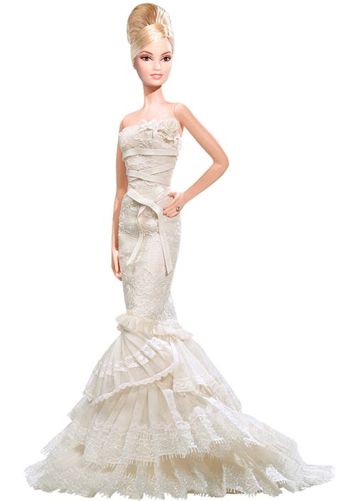 Barbie Wears All The Best Designer Wedding Dresses Barbie Bridal Barbie Wedding Dress Barbie