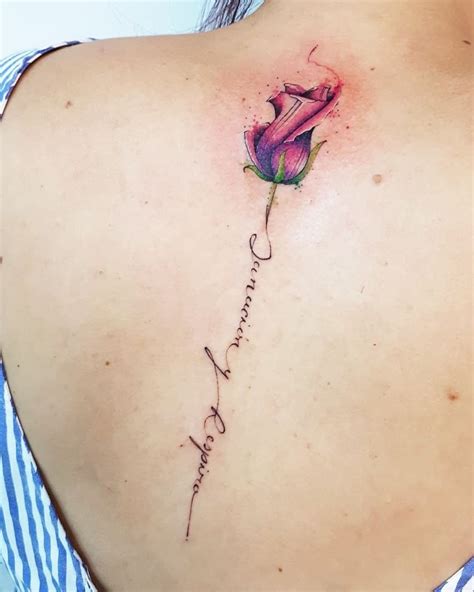 Get 27 Chest Rose Tattoo Design For Girls