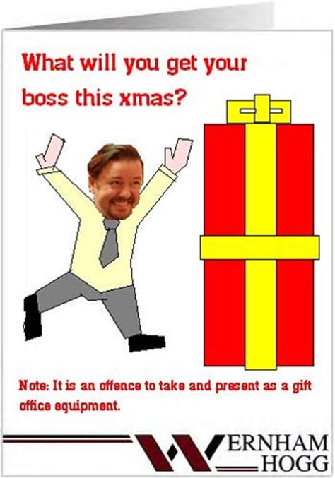 Without being rude you could go to your boss and say i appreciate the christmas voucher i know during this covid year it can't be good for anyone but i was curious as to why it was a lot less than it had been for the past five years is. BBC - The Office Corporate Christmas Card Gallery - Gift ...