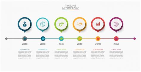 Premium Vector Business Data Visualization Timeline Infographic