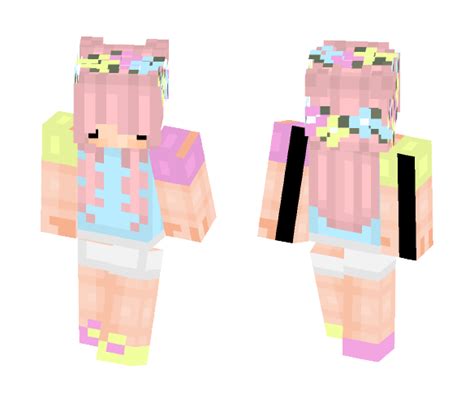 Download Girl Kawaii And Pastel Minecraft Skin For Free