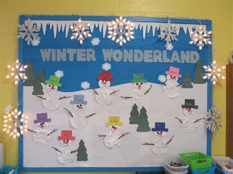 Winter Wonderland Bulletin Board Winter Theme Preschool Winter