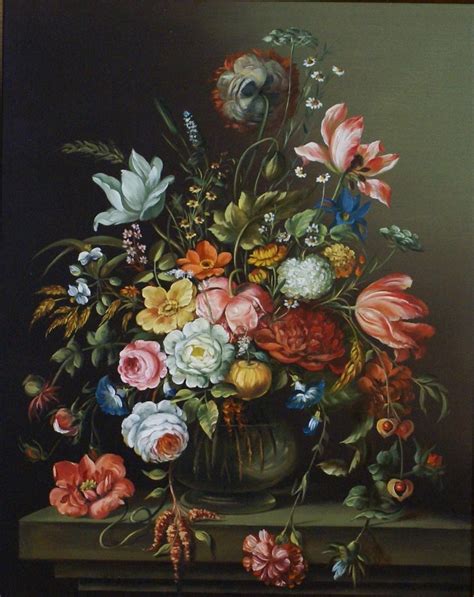 Unknown Dutch Style Floral Still Life At 1stdibs