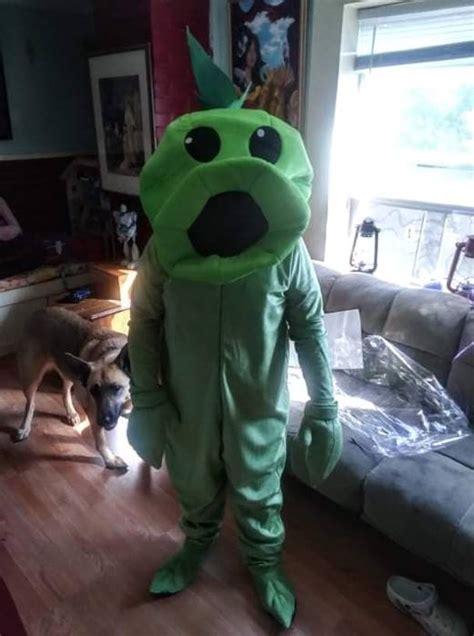 Exclusive Adult Plants Vs Zombies Peashooter Costume