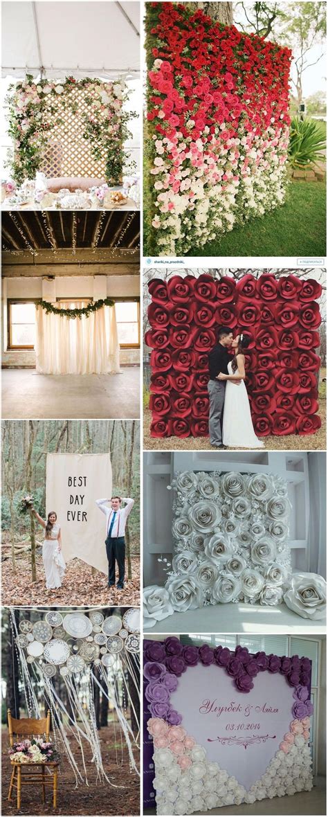 Rustic Weddings 30 Unique And Breathtaking Wedding Backdrop Ideas ️ More