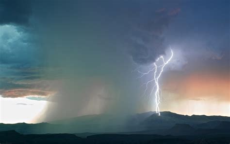 Wallpaper Landscape Nature Lightning Storm Atmosphere Thunder