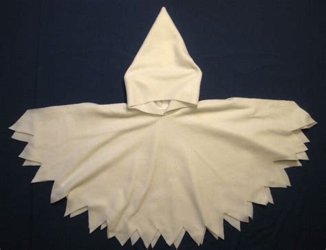 Ghost Costume Hooded Cape Cloak Poncho Child Toddler Adult Etsy