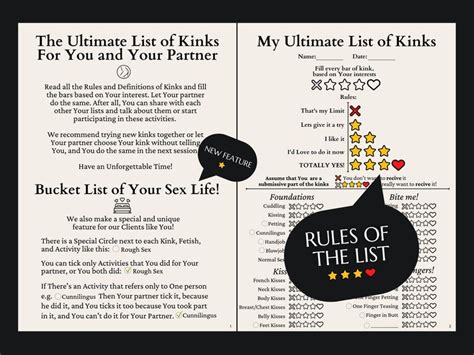 Ultimate List Of Kinks And Fetishes With Over 200 Sex Activities To Try Unique Sex Bucket List