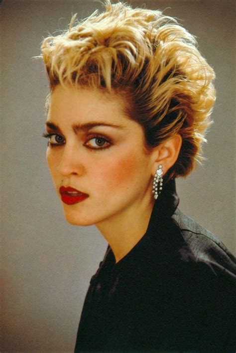 Madonna Ciccone Madonna Hair Madonna 80s Lady Madonna Short Hair Cuts Short Hair Styles