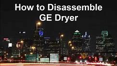 How to Take Apart a GE Dryer