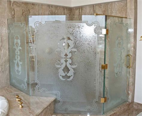 glass shower doors sans soucie art glass