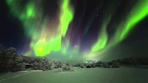 Aurora Borealis Revontulet Northern Lights Giellajohka Kaamanen