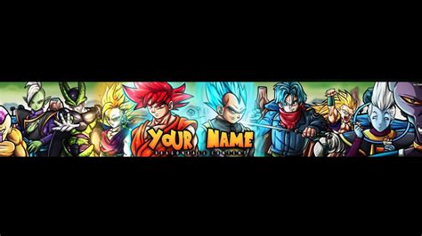Create stunning ➧ banners for your youtube channel ⏩ crello ~ with no design skills ✍ make captivating youtube channe art free. Dragon Ball Super Youtube Channel art 2016 - YouTube