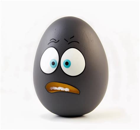 Premium Photo Sad Easter Egg With Emotion Isolated On White