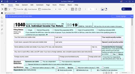 Irs Form 1040 How To Fill It Wisely