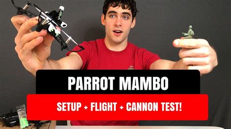 parrot mambo drone review 2018 cannon gripper and flight test youtube