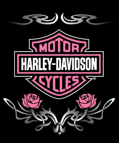 Harley Davidson Pink Logo By Davante Okon Harley Davidson V Rod