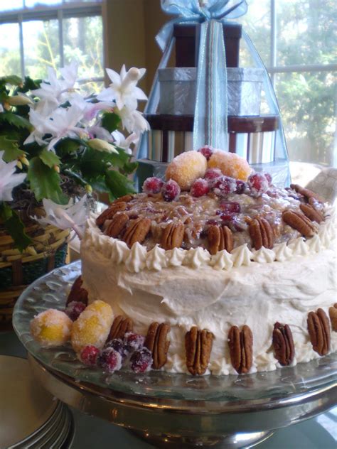 Sift the flour and cocoa powder into a mixing bowl and then add the sugar, baking soda and salt and mix together. Vegan German Chocolate Cake with Coconut-Pecan-Dried ...