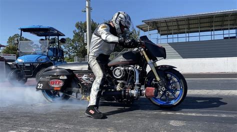 Florida Nitro Harley Bagger Test Yields Amazing Results Drag Bike News