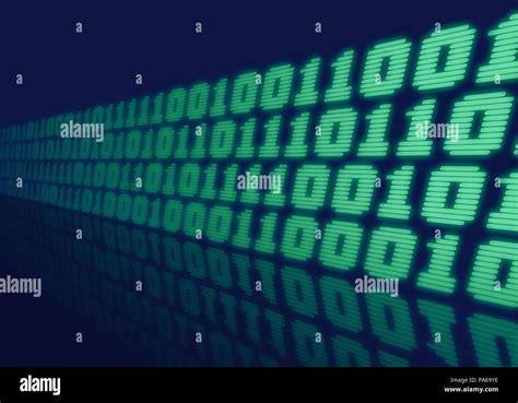 An Illustration Of A Nice Binary Numbers Background Stock Photo Alamy