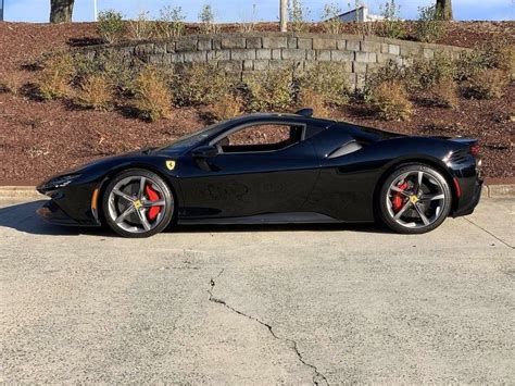Black Ferrari Sf90 With 81 Miles Available Now Used Ferrari Sf90 For