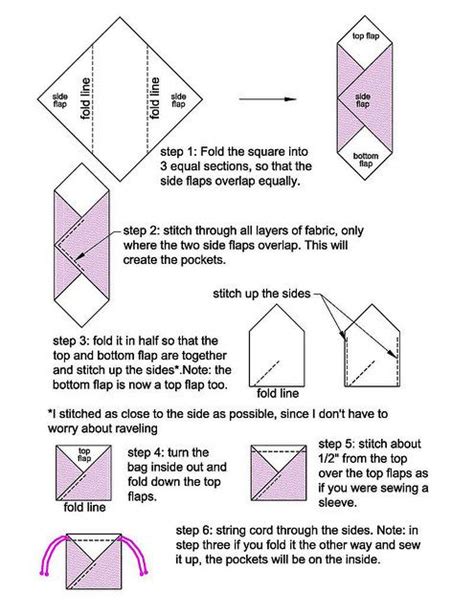 37 Origami Bag With Zip Sewing Pattern Tarnjeetharneet