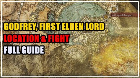 Godfrey First Elden Lord Location And Fight Elden Ring Youtube