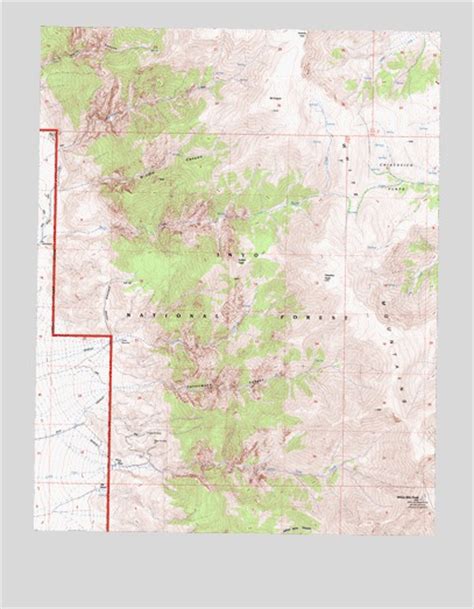 White Mountain Peak Ca Topographic Map Topoquest