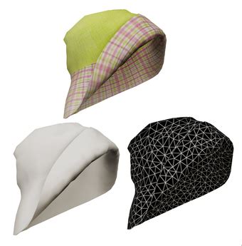 Download Second Life Marketplace - Full Perm Mesh Ladies Bucket Hat ...