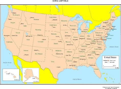 United States Labeled Map