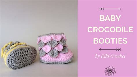 Crochet Baby Crocodile Stitch Booties Chart For 0 12 Months Pt 12