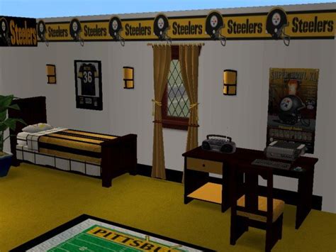 Pitsburgh steelers here we go steelers pittsburgh steelers football pittsburgh sports steelers stuff steelers images pittsburgh. Mod The Sims - Pittsburgh Steelers Bedroom and Living Room ...