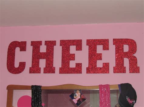 Cheer Letters For My Cheerleading Daughter Letters From Hobby Lobby