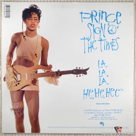 Prince ‎ Sign O The Times 1987 Vinyl 12 45 Rpm Maxi Single Voluptuous Vinyl Records