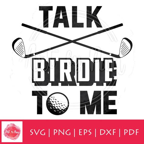 Funny Golf SVG PNG DXF Talk Birdie to Me Golf Cut File Golf - Etsy