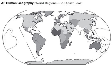 Regions Of The World Map Ap World History