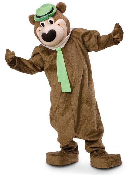 Cartoon Yogi The Bear Adult Mascot Costume