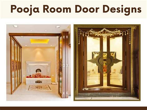 Pooja Room Door Designs For Indian Homes