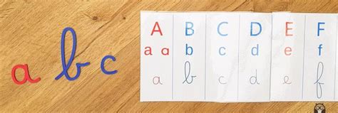 A divided by 2 write the letter as the . Alphabet à afficher en frise murale | Maternelle de Bambou ...