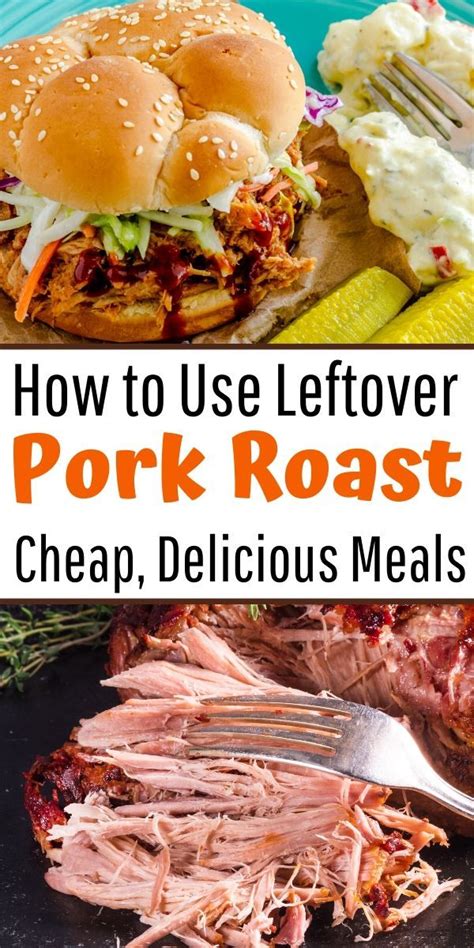Since the meat was already cooked, all i had to do was reheat it. Easy, Delicious Meals with Leftover Pork Roast | Leftover pork, Dinner leftovers, Leftover pork ...