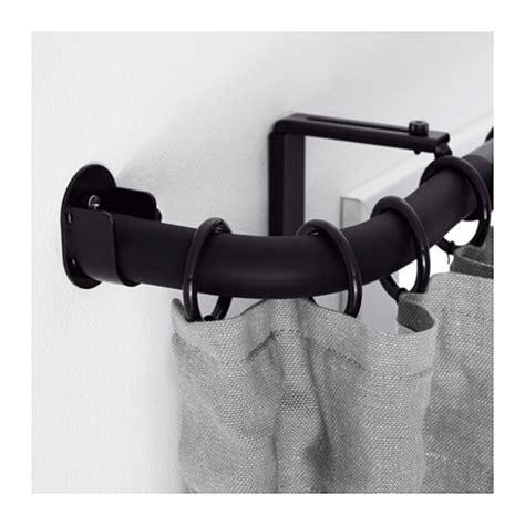 Bay window curtain rod ikea. HUGAD Curtain rod corner connector - black - IKEA