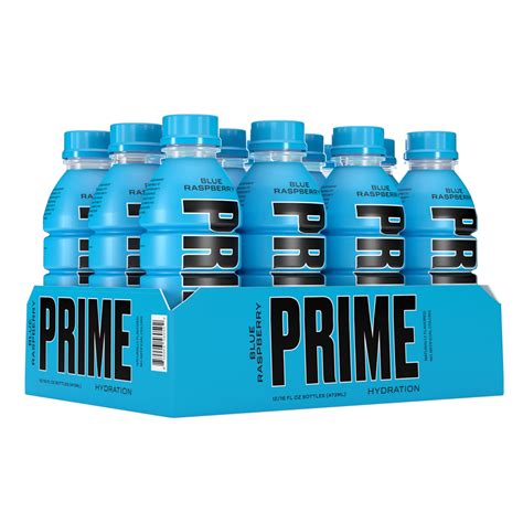 Buy Prime Hydration With Bcaa Blend For Muscle Recovery Blue Raspberry