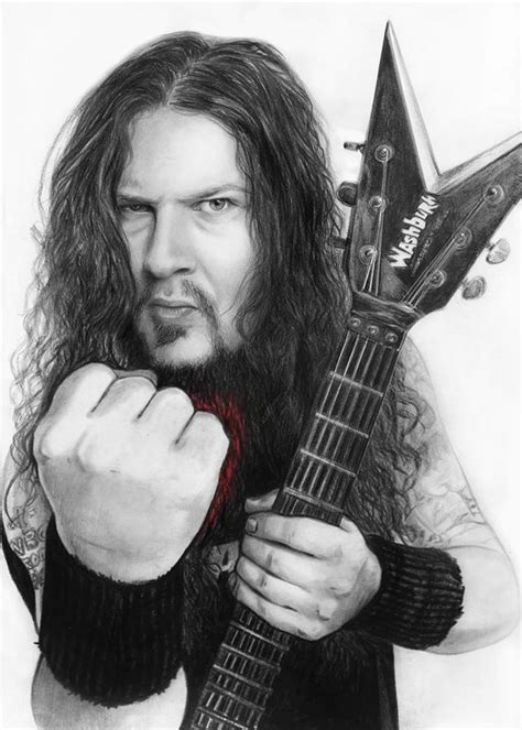 Dimebag Darrell Draw In Pencils By Flopy Valhala Character Design Illustration Drawing