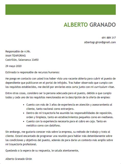 Plantilla De Formato Carta Formal Presentaci N Gratis Descargar Hot